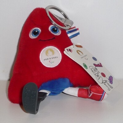 Doudou et compagnie - Peluche Mascotte JO Paris 2024 - 35 cm, jolie poupée en pe