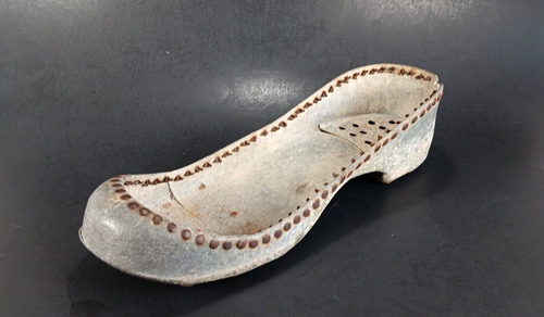 Antike Bergleute Aluminium Schuhbodensohle Overland Metallboden ca. 1914 - Bild 3 von 14