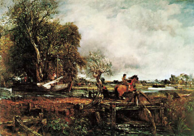 alte AK The leaping horse John Constable, R.A. ungelaufen Ansichtskarte mhe5116d