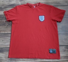 Vintage soccer Jersey England Home National Football Shirt Red, Men`s Size L/xl