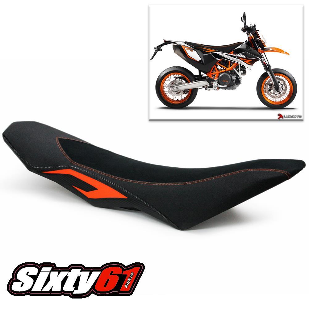 KTM Enduro R SMC SMC-R Seat Cover Luimoto 2008-2018 Suede Carbon