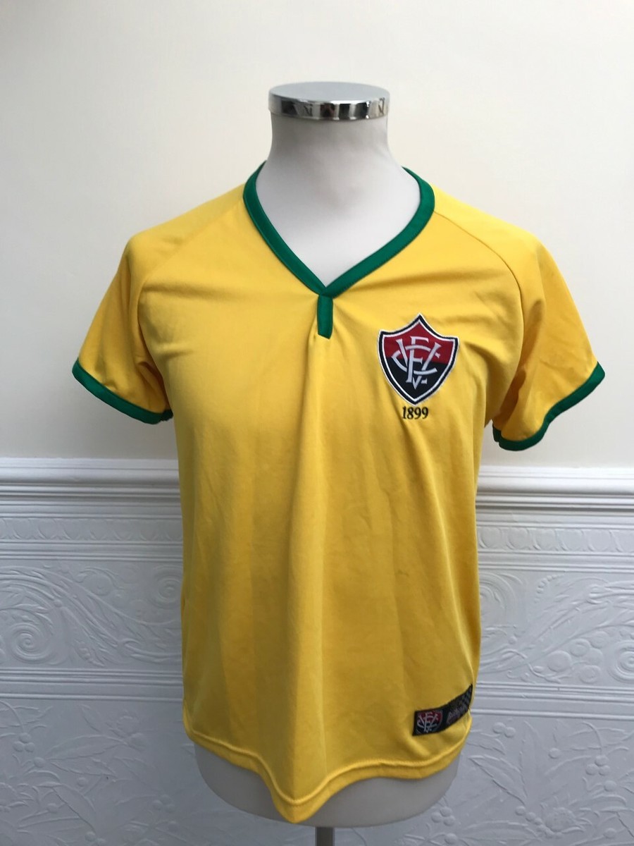 Maillot De Football Esporte Clube Vitoria Adulte - Marque Topper, Taille XL, Orange (occasion Excellent état)