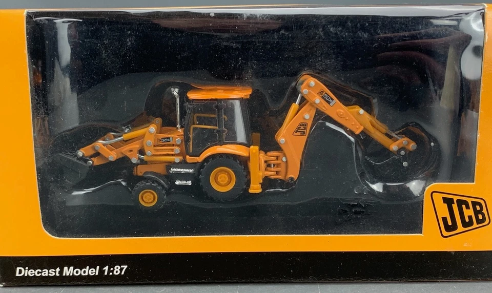 1:87 Diecast MotorArt JCB 3CX Backhoe Loader NIB! D1367 - Image 4 of 4