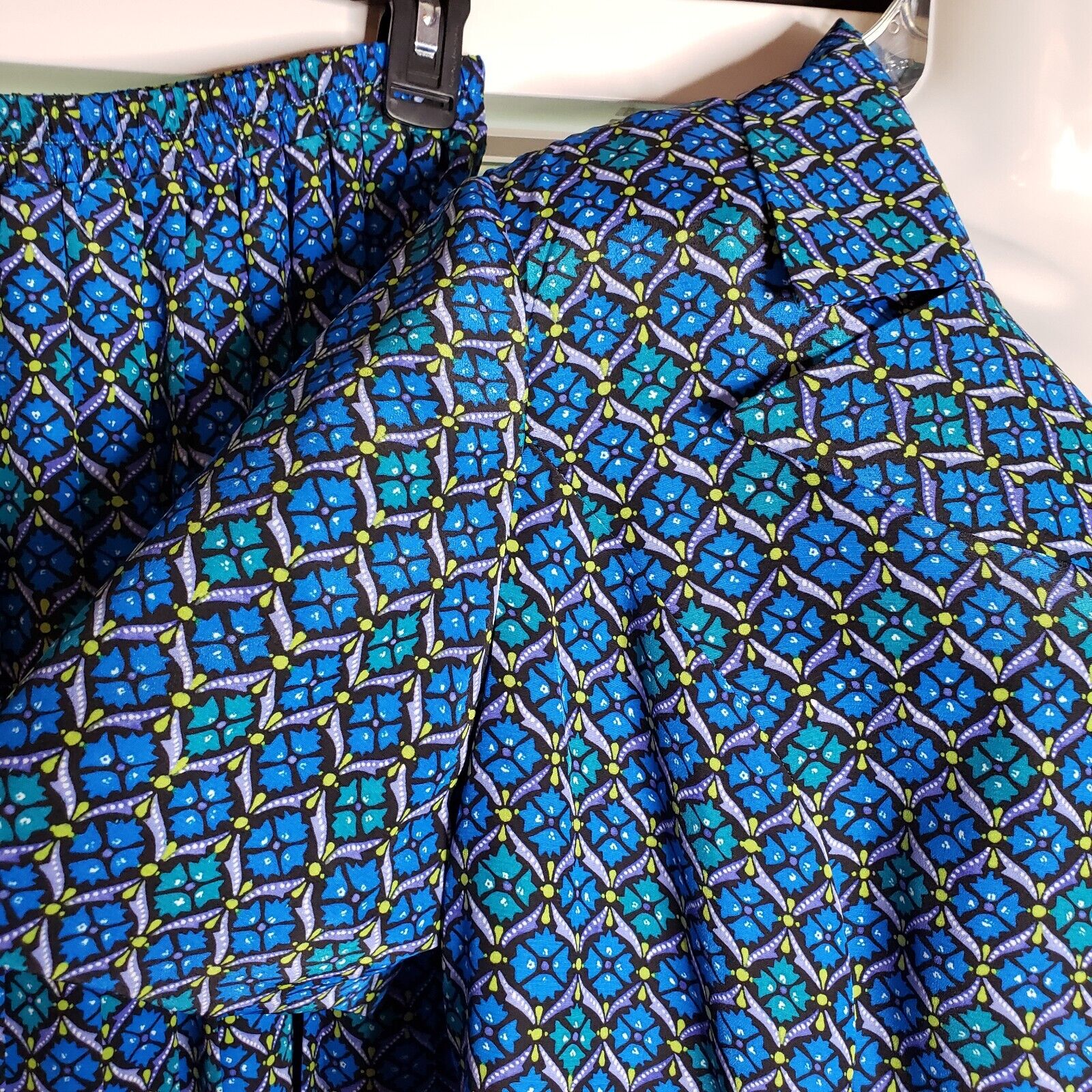 Vintage Leslie Fay Blue Pleated Skirt Set 2 Piece… - image 6