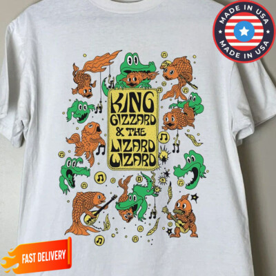 KGLW Fishie Hooks Vintage T shirt, King Gizzard And The Lizard Wizard PetroDrago