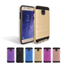 Funda rígida blanda híbrida híbrida para Samsung Galaxy J3 Star/J3 Achieve/J3 2018