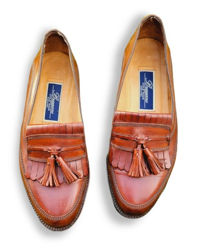 Cole Haan Bragano Tassel Dress Cognac 