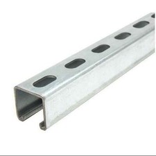 1-3/8" x 1-5/8" x 36 inches, Galvanized Steel, Slotted Strut Channel