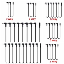 Daisy Chain Cable 1 to 2 3 5 6 8 10 Ways Guitar Effect Pedal Accessory 9V DC