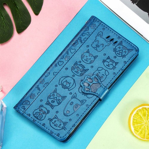 Cat Dog Wallet Phone Case For iPhone Samsung Huawei Honor Google Sharp ZTE TCL - Picture 14 of 15