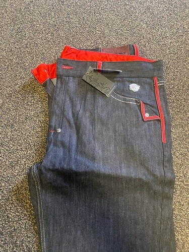 Crown Holder Jeans 44 x 35 Raw Black New With Tags - Picture 2 of 7