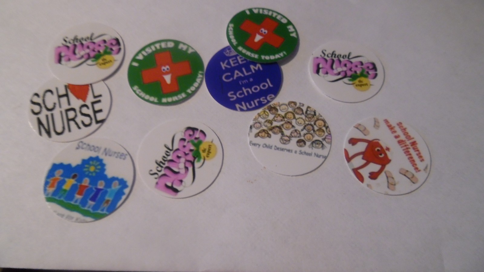 Pre Cut One Inch Bottle Cap Images! SCHOOL NURSE Free Ship