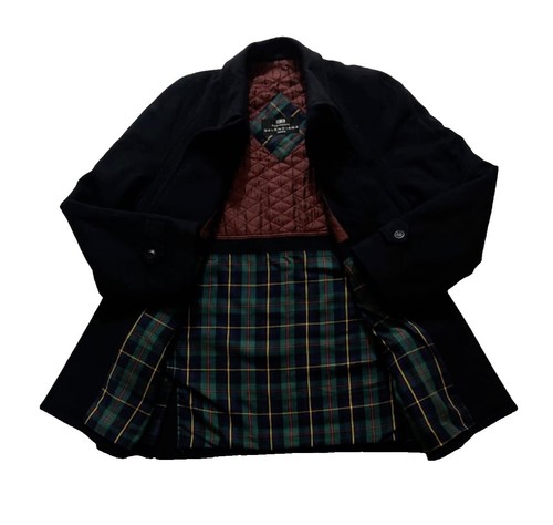 BALENCIAGA / コート/48/アクリル/BLK/総柄/595827// Balenciaga 595827 Black Pattern Coat Men 48 Designer Outerwear