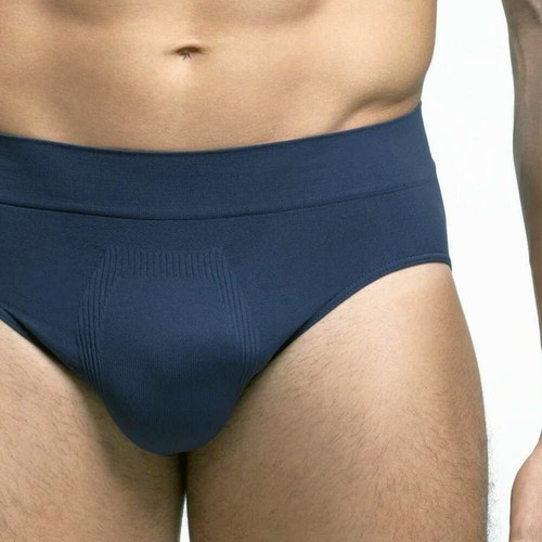 Slip uomo Pompea in microfibra a coste anatomica senza cuciture art 89520442 - Imagen 3 de 9