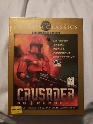 Crusader: No Remorse CD Rom Classics Gold Edition Brand New Factory Sealed
