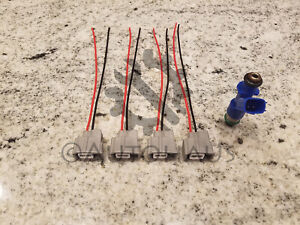 Acura RDX 410cc Fuel Injector Wiring Harness Pigtails Honda RSX TSX K20 K24 4x
