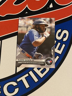 2021 Topps Vladimir Guerrero Jr. #767 Youngest Blue Jays Player 40