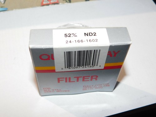 Quantaray 52 mm ND2 Screw-In Filter with Case/Box Japan Grey - Picture 2 of 2