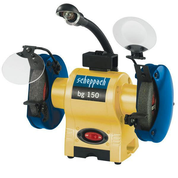 Touret à meuler 370W pour restaurer les outils de jardinage et lames de tondeuse