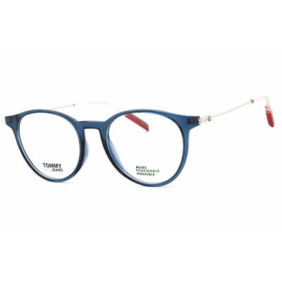 Tommy Hilfiger Unisex Eyeglasses Blue Round Full Rim Plastic Frame TJ 0078 PJP