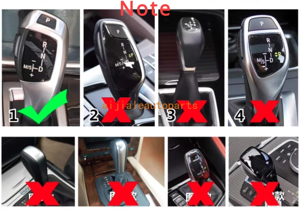 Rock Crystal Gear Shift Knob Cover Decor  For BMW F20 F30 F10 F32 F25 Foto 4 de 4