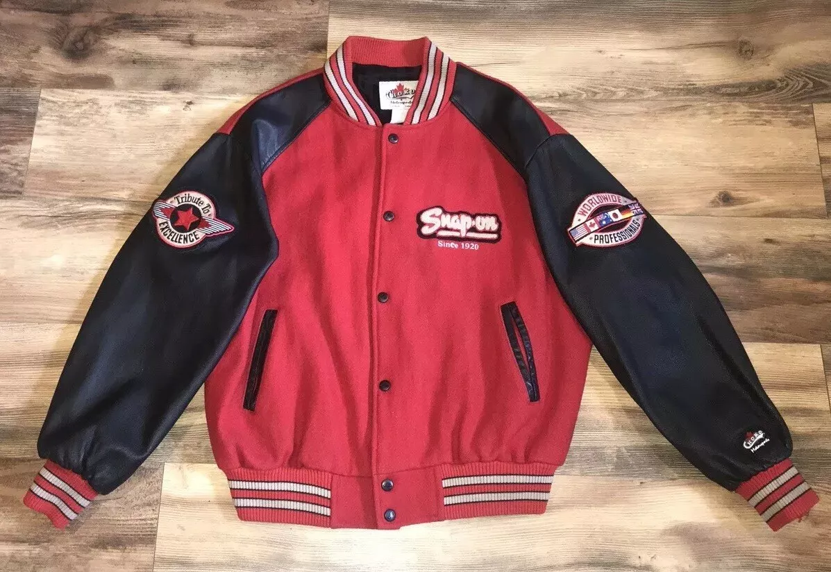 Snap On Tools Choko Motorsports Wool Leather Varsity Letter Jacket Snap On Tools Choko Motorsports Wool Leather Varsity Letter Jacket