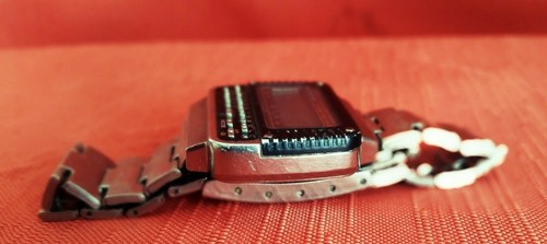 Orologio Watch Seiko C439-5010 LCD Calculator Alarm 1970-1979 - Foto 7 di 11