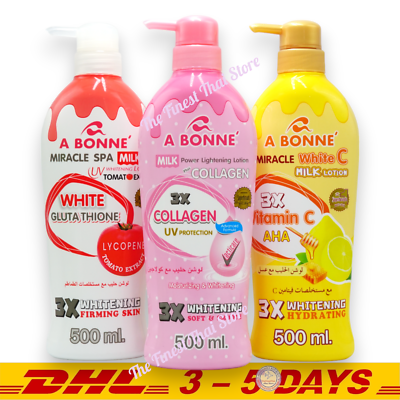 a bonne white glutathione lotion review A BONNE Set Milk Power Lightening + White C + Tomato Extract Body Lotion  500ml