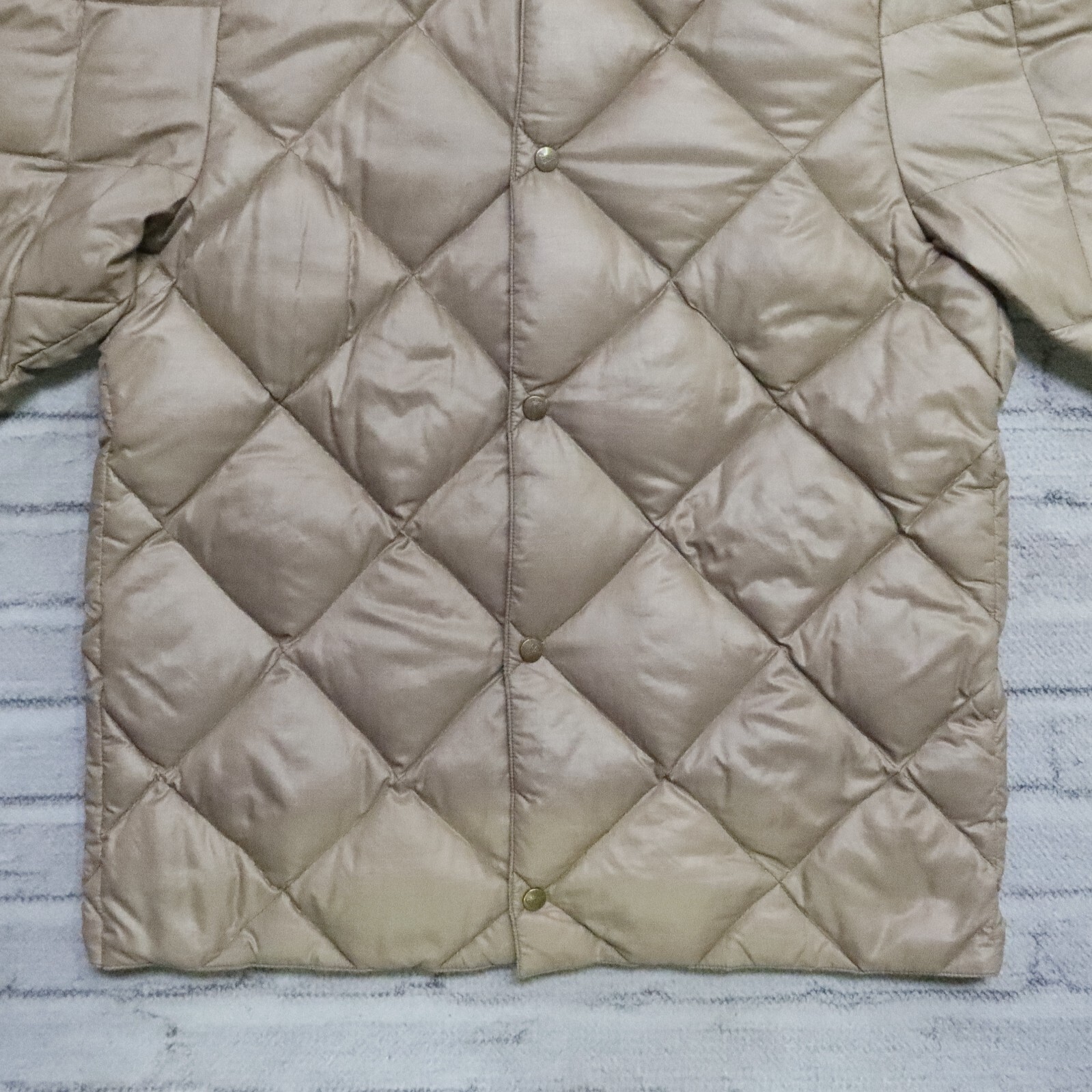Vintage Eddie Bauer Diamond Quilted Down Jacket S… - image 3