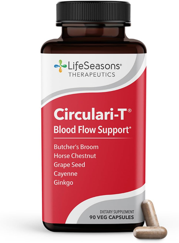 Circulari-T - Blood Circulation Support Supplement - Butcher’S Broom, Ginkgo, Ca