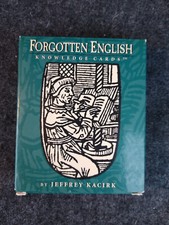 Forgotten English Educational Flash Cards Volume I Jeffrey Kacirk Pomegranate