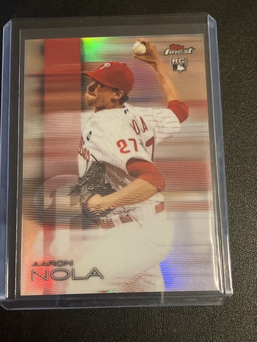 Aaron Nola [Refractor] #103 2016 Topps Finest card