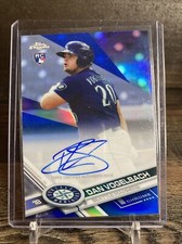 2017 Topps Chrome Blue Refractor 42/150 Daniel Vogelbach Rookie Auto RC
