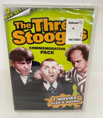 The Three Stooges: Commemorative Pack (DVD, 2012, 2-Disc Set) BRAND NEW, SEALED!