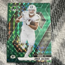 2025 Panini Mosaic Green Mosaic Prizm Josh Jacobs #156 Packers NFL Football