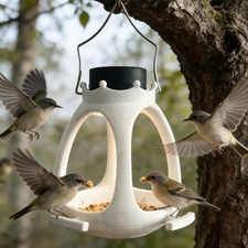 Solar Bird Feeder Hummingbird Feeder Outdoor Hanging Ornament