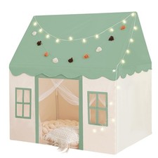 Play Tent with Mat, Star Light Large Kids Playhouse with Windows Easy to Wash...
