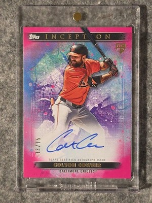 2024 Topps Inception -  Autographs Colton Cowser #BRES-CC Magenta /75