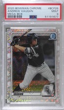2020 Bowman Chrome Prospects Mega Box Mojo Refractor Andrew Vaughn PSA 9 8d2