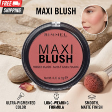 Rimmel London Maxi Blush Wild Card 9g Pigmented Powder Blusher Free Shipping UK