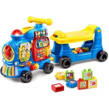 VTech Sit-to-Stand Ultimate Alphabet Train - Blue  Educational Toy for Toddlers