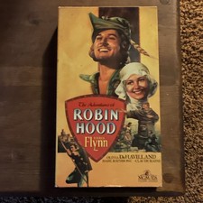 MGM/UA The Adventures of Robin Hood VHS Errol Flynn Olivia de Havilland 1938