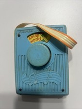 VTG 1977 Working Fisher Price Music Box Pocket Radio 746 It's a Small World