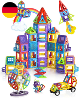 Theefun 100 Teile Magnetische Bausteine, Magnetbausteine Magnetspiel Magnete Kin
