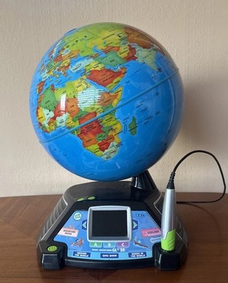 LeapFrog Magic Adventures interaktiver pädagogischer Globus Kinderspielzeug voll funktionsfähig 