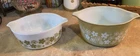 vintage pyrex serving bowls