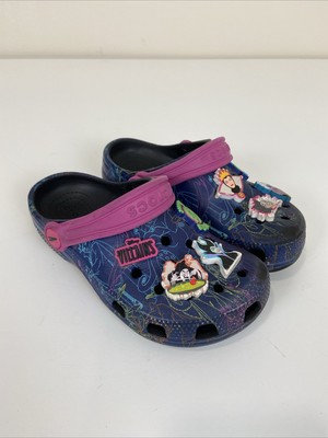 CROCS Disney Villains Clogs Slip On Shoes with Charms Child 13