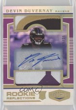 2020 Panini Plates & Patches Purple Signatures 9/35 Devin Duvernay Auto wd9
