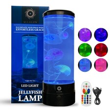 Jellyfish Lamp 6 Realistic Artificial Jellyfish   Soothing Color-Changing