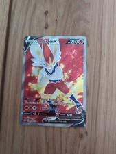Pokémon TCG Cinderace v Rebel Clash Holo Full Art Ultra Rare Card 178/192